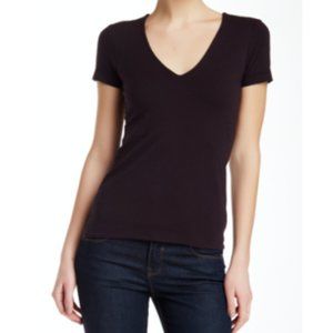 James Perse Standard Fig V-neck Tee Shirt $115 NWT